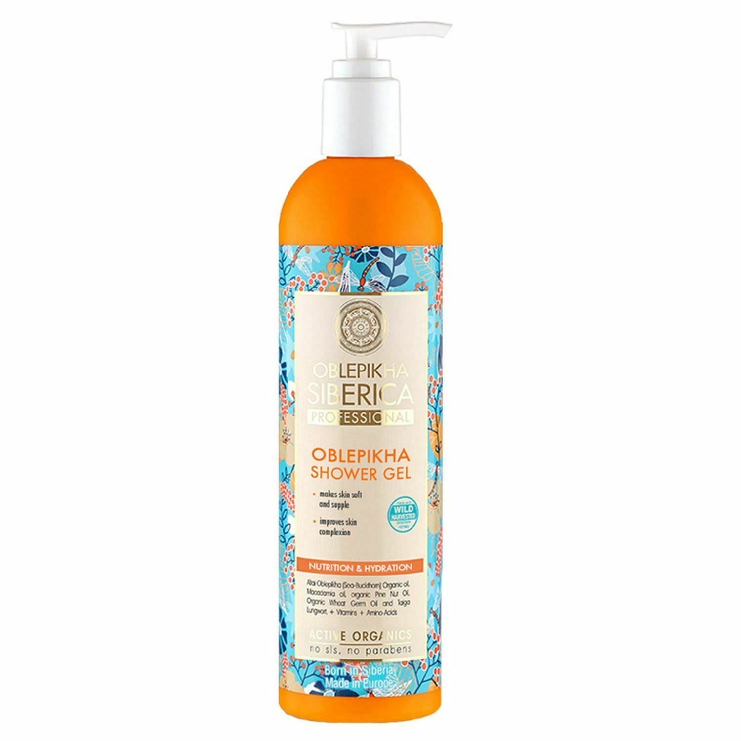 Natura Siberica Oblepikha Nutrition&Hydration Gel De Baño 400Ml